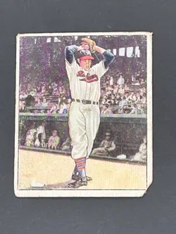 1950 Bowman Bob Feller #6 Lower Grade - Image 1