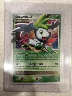 Pokemon TCG Shaymin LV.X Black Star Promotional Holo Card DP39 - Image 1