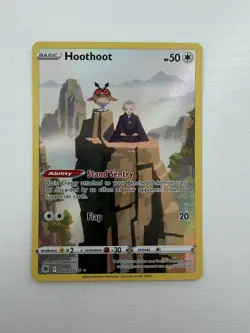 Hoothoot Ultra Rare Swsh10: Astral Radiance Trainer Gallery TG12/TG30 Holo Card - Image 1