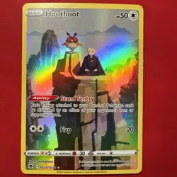 Hoothoot TG12/TG30 Swsh10: Astral Radiance Trainer Gallery Holo - Image 1