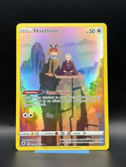 Hoothoot TG12/TG30 Swsh10: Astral Radiance Trainer Gallery Holo NM - Image 1