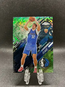 2025-26 Topps Chrome Cooper Flagg #GT-16 Green Refractor Go Time Rookie RC /99 - Image 1