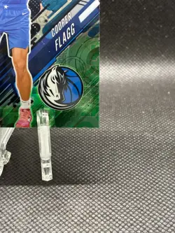 2025-26 Topps Chrome Cooper Flagg #GT-16 Green Refractor Go Time Rookie RC /99 - Image 4