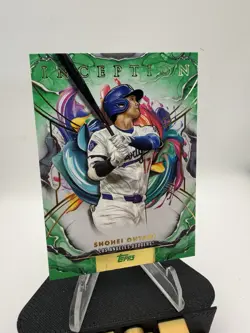 2025 Topps Inception Shohei Ohtani #69 GREEN Parallel Dodgers MLB MVP SP - Image 2