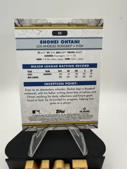 2025 Topps Inception Shohei Ohtani #69 GREEN Parallel Dodgers MLB MVP SP - Image 5