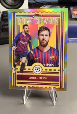 Topps Finest 2026 UEFA Champions League Lionel Messi FC Barcelona FS-19 Insert - Image 1
