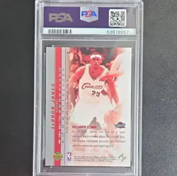 Upper Deck 2003-04 LeBron James Phenomenal Beginning RC #19 Cavaliers PSA 9 - Image 2