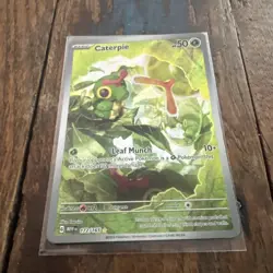 The Pokemon Company Pokemon TCG Caterpie 172/165 SV 151 IR Holo 2023 50 HP - Image 3