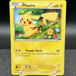 Pikachu 27/111 Common XY Furious Fists Pokemon Card - Image 1
