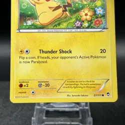 Pikachu 27/111 Common XY Furious Fists Pokemon Card - Image 2