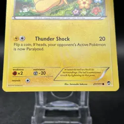 Pikachu 27/111 Common XY Furious Fists Pokemon Card - Image 3