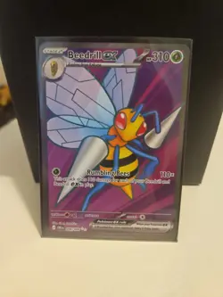 Beedrill ex 098/086 Me04: Chaos Rising Holo Illustrated Rare - Pokemon TCG - NM - Image 1
