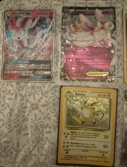 pokemon ccg mixed card lots: Sylveon EX, WoC, Mewtwo, Mew - Image 1