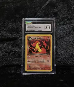 CGC 8.5 Dark Rapidash 44/82 1st Edition Team Rocket Uncommon Pokemon NM/Mint - Image 1