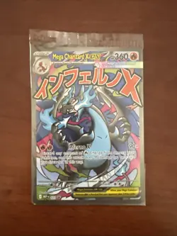 Pokemon Mega Charizard X ex 023 Mega Evolution UPC Promo Pack Sealed + Oricorio - Image 1