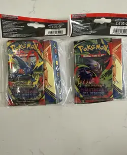 Pokemon TCG Phantasmal Flames Mini Portfolio X2 Sealed Booster Packs New - Image 1