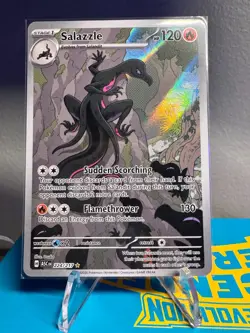 Salazzle 224/217 Illustration Rare Ascended Heroes Pokemon TCG NM - Image 1