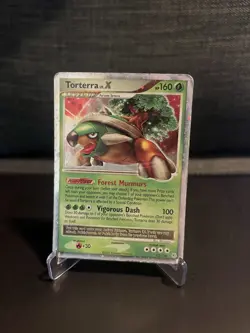 Pokemon TCG Torterra LV.X Diamond and Pearl Ultra Rare Holo 160 HP 122/130 - Image 1