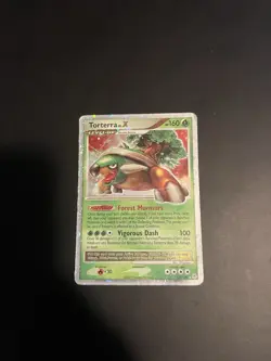 Pokemon TCG Torterra LV.X Diamond and Pearl Ultra Rare Holo 160 HP 122/130 - Image 2