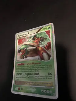 Pokemon TCG Torterra LV.X Diamond and Pearl Ultra Rare Holo 160 HP 122/130 - Image 5