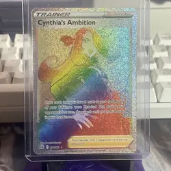 Cynthia's Ambition 178/172 Rainbow Rare Brilliant Stars Pokemon Near Mint - Image 1