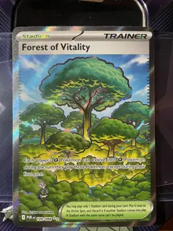 Forest Of Vitality 109/088 Pokemon Perfect Order Trainer Full Art Holo - Image 1