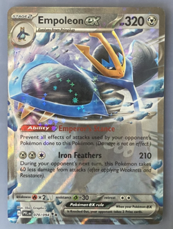 Empoleon ex - 070/094 - Double Rare - Phantasmal Flames - 2025 Pokemon TCG - NM - Image 1