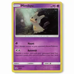 Pokemon Mimikyu #SM29 Holo Rare Black Star Promo Card ☆Near-Mint☆ See Photos ¹ - Image 1