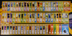 NM/MP (UK 1999-2000 4th Print) COMPLETE Pokemon BASE Set 70-Card UNCOMMON/COMMON - Image 1