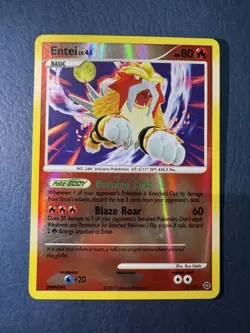 Pokemon TCG Entei 4/132 Secret Wonders Reverse Holo - Image 1