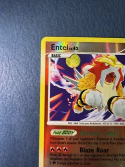 Pokemon TCG Entei 4/132 Secret Wonders Reverse Holo - Image 4