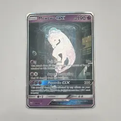Pokemon Mewtwo GX 78/73 Shining Legends Secret Rare Full Art Holo 190 HP EN - Image 1