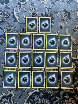 Lot Of 17 Darkness Energy (Eevee Stamped) Battle Academy 2022 Pokemon Cards TCG - Image 1