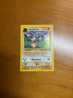 Pokemon Aerodactyl 1/62 Fossil Holo - Image 1