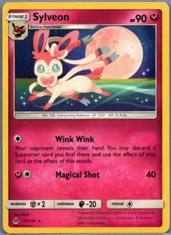 Sylveon 87/131 Rare Forbidden Light Pokemon Near Mint - Image 1