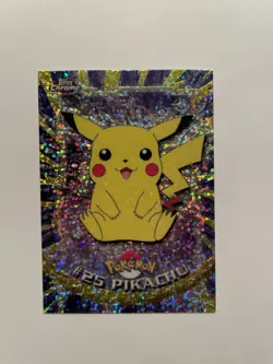 2000 Topps Chrome Pokemon - Pikachu #25 - Sparkle Variation (SUPER RARE!) - Image 1