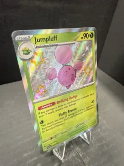 Jumpluff 098/091 SV: Paldean Fates Holo Shiny Rare Pokemon Near Mint - Image 2