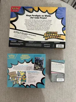 Pokemon Ascended Heroes ETB & Booster Bundle & Mega Ex Box Lot Factory Sealed - Image 2