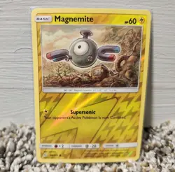 POKEMON MAGNEMITE 58/236 UNIFIED MINDS COMMON REVERSE HOLO NM - Image 1
