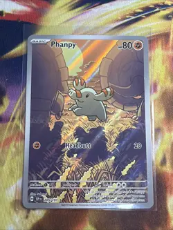 2024 Pokemon Surging Sparks Phanpy 205/191 Illustration Rare - Image 1