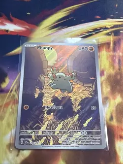 2024 Pokemon Surging Sparks Phanpy 205/191 Illustration Rare - Image 2