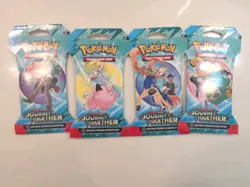 Pokemon TCG Art Set 4 Packs Journey Together Factory Sealed New Fast Shipping - Image 1
