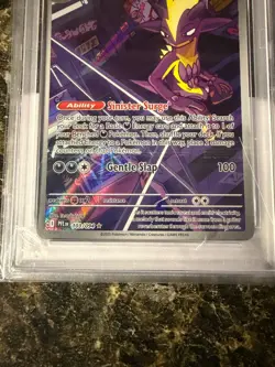 2025 POKEMON PFL EN-PHANTASMAL FLAMES ILLUSTRATION RARE #103 TOXTRICITY PSA 10 - Image 3