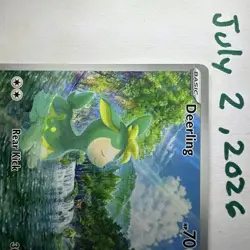 Pokemon TCG Deerling Sv: White Flare 091/086 Illustration Rare Full Art Holo - Image 4