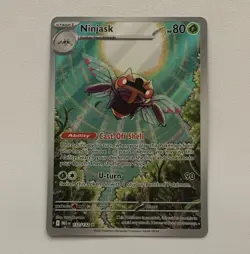 Pokemon TCG Ninjask 137/132 ME01 Mega Evolution Holo English Stage 1 80 HP - Image 1