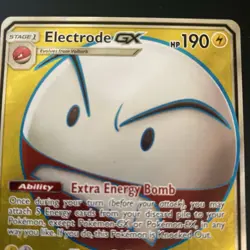 Pokemon TCG Electrode GX SM-Celestial Storm 155/168 Full Art Holo 190 NM - Image 3