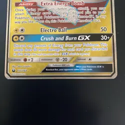Pokemon TCG Electrode GX SM-Celestial Storm 155/168 Full Art Holo 190 NM - Image 4