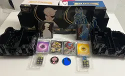 Pokemon Center Mega Evolution ETBs Opened Box With Accessories & Promos NO PACKS - Image 1