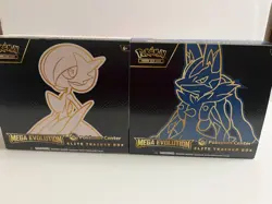 Pokemon Center Mega Evolution ETBs Opened Box With Accessories & Promos NO PACKS - Image 3