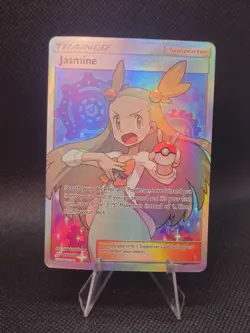 Pokemon Jasmine Team Up Trainer Full Art Ultra Rare Holo Card 177/181 - Image 1
